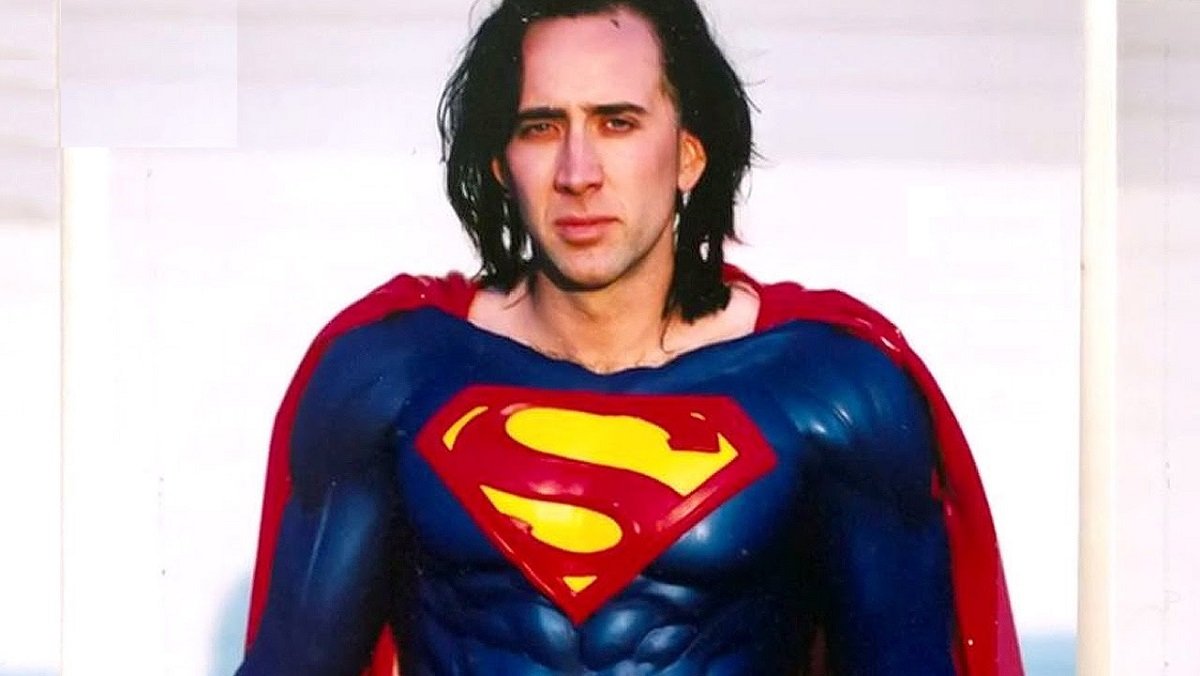Screen test for Nicolas Cage as Superman, for the unmade Tim Burton Superman Lives film from the '90s.